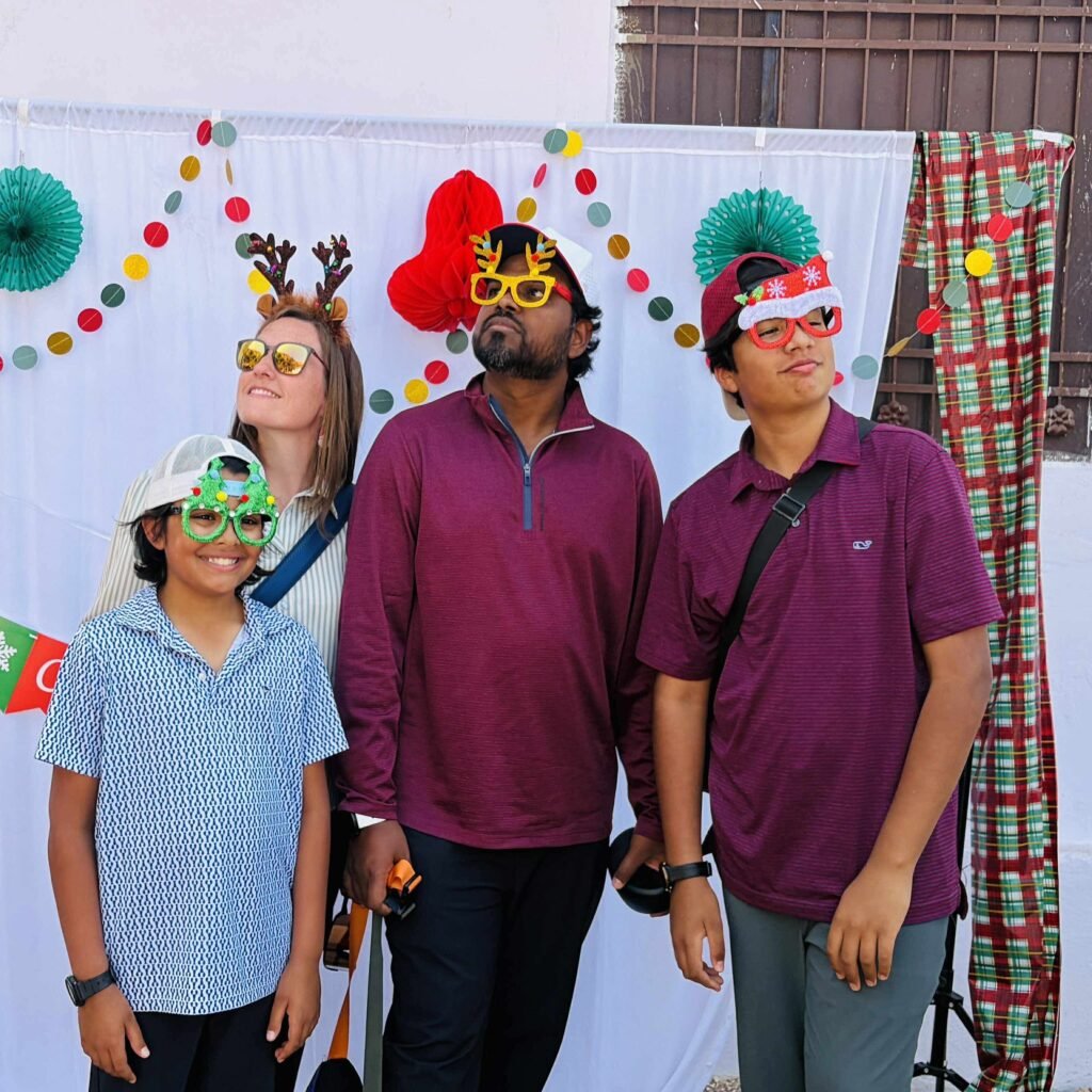 The founders and their family during time spent in India.